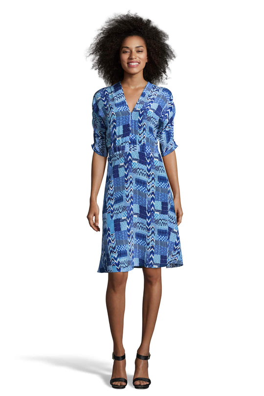 The Market Dress | Aqua Wave