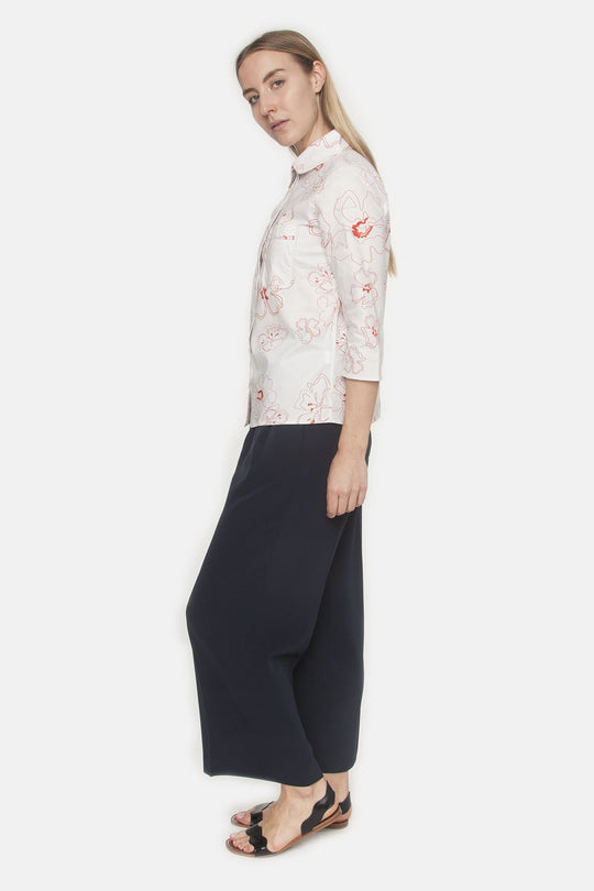 Binding Blouse | Orange Sherbert