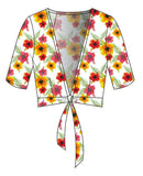 The Cropped Ballet Wrap Top | Hawaiian Bazaar