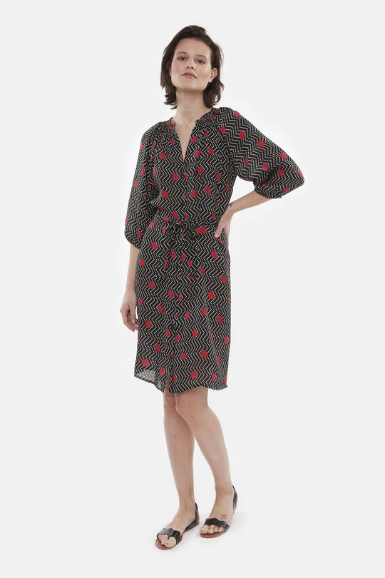 The Classic Knee Length Dress | Dancing Dots