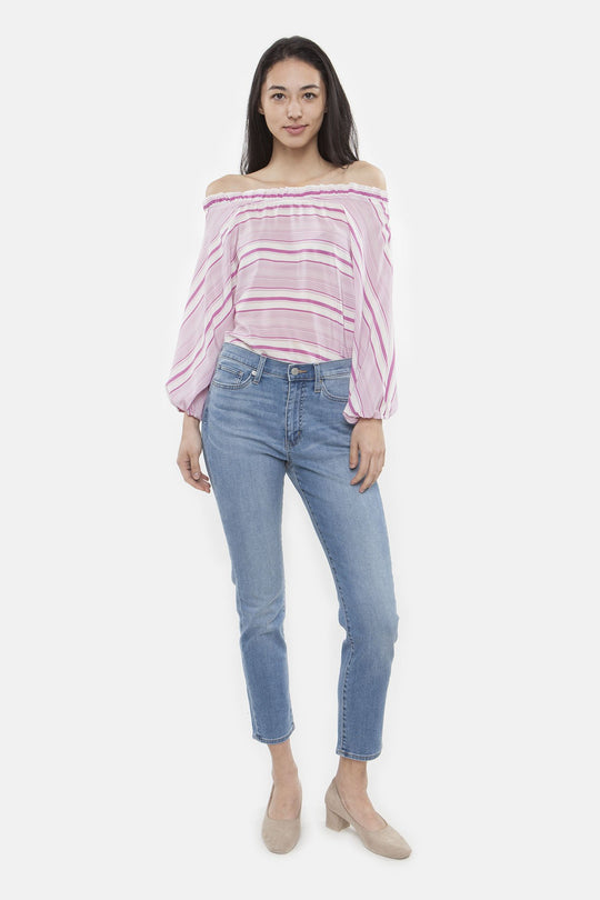 long sleeve polo blouse