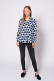 The Long Sleeve Polo Blouse | DJ Blue Juke