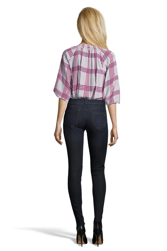 The Classic Blouse | Grey Plaid