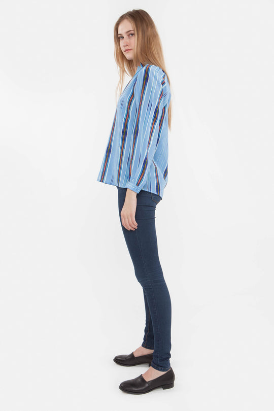 The Long Sleeve Polo Blouse | Artist's Brush