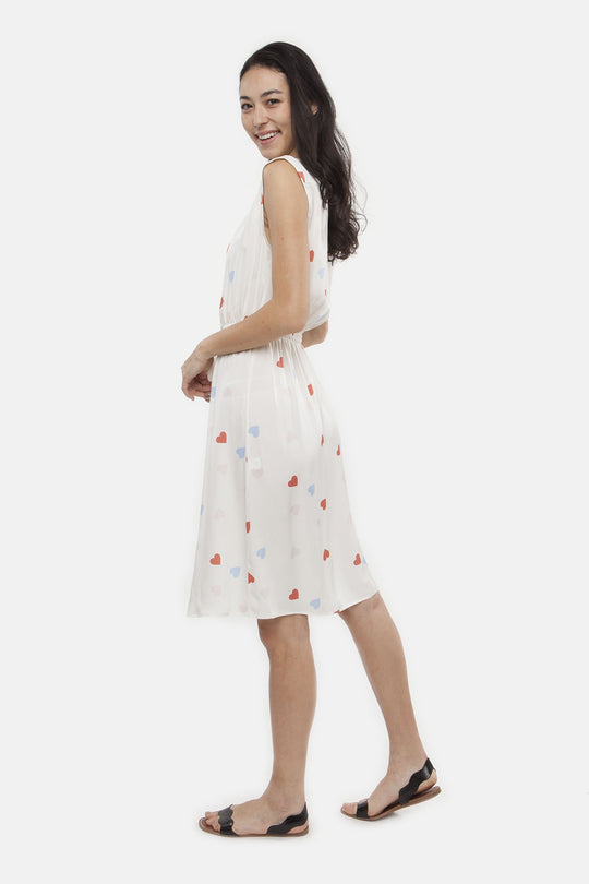 The Sleeveless Tie Waist Dress | Summer Hearts