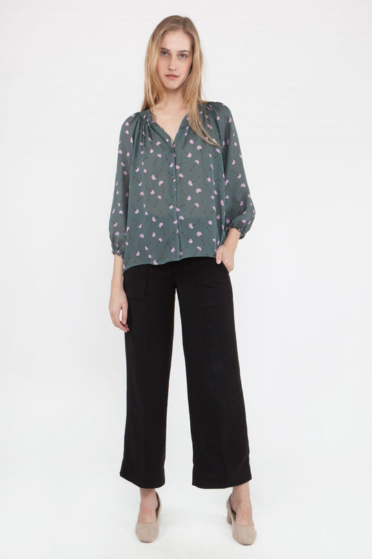 The Classic Blouse | Green Cherries