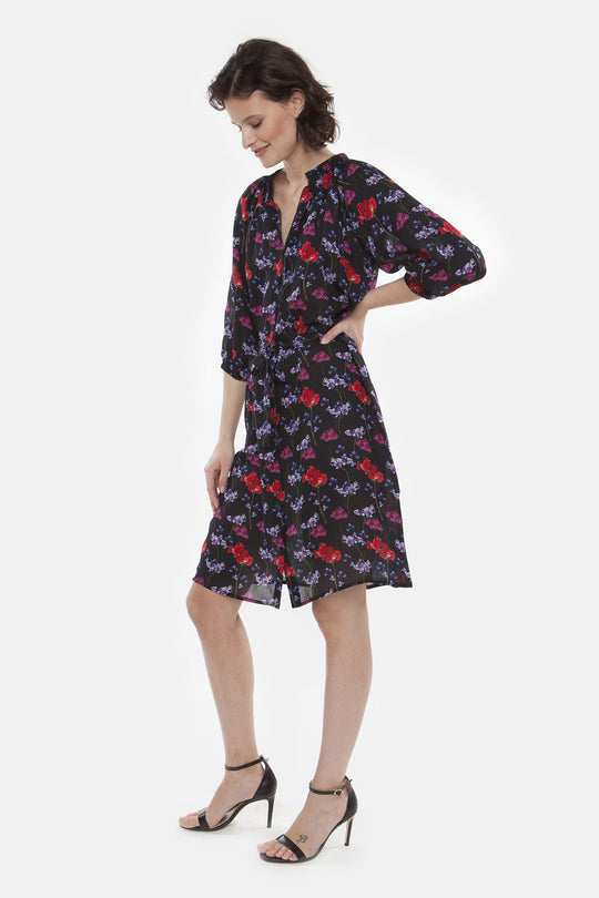 The Classic Knee Length Dress | Midnight Garden