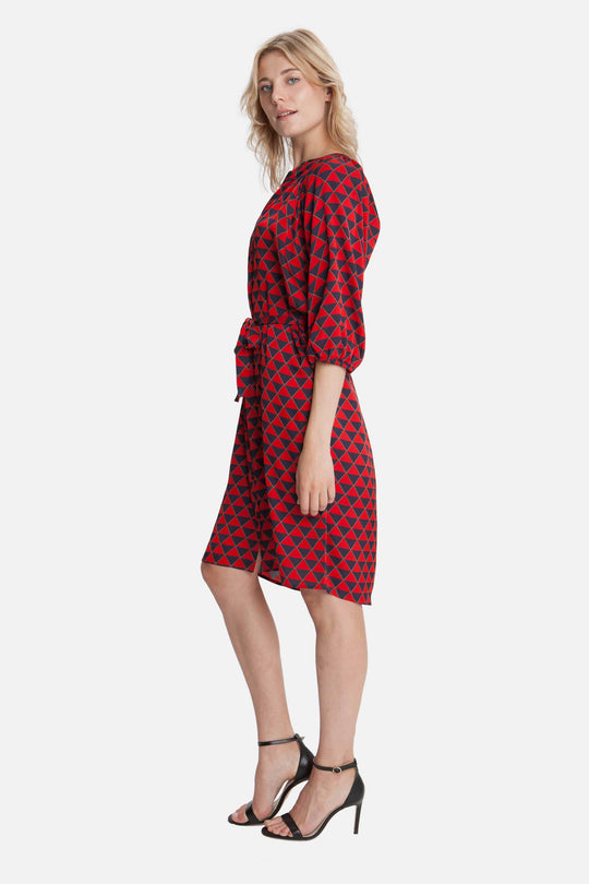 The Classic Knee Length Dress | Red Diamond