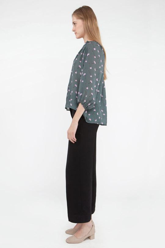 The Classic Blouse | Green Cherries