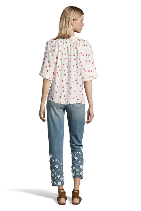 The Classic Blouse | Winter Cherry Kisses