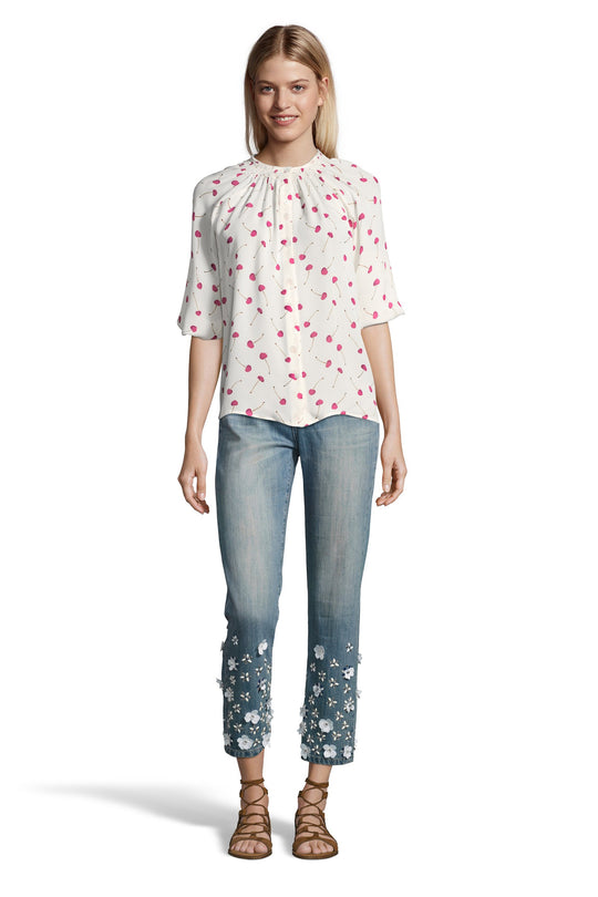 The Classic Blouse | Winter Cherry Kisses