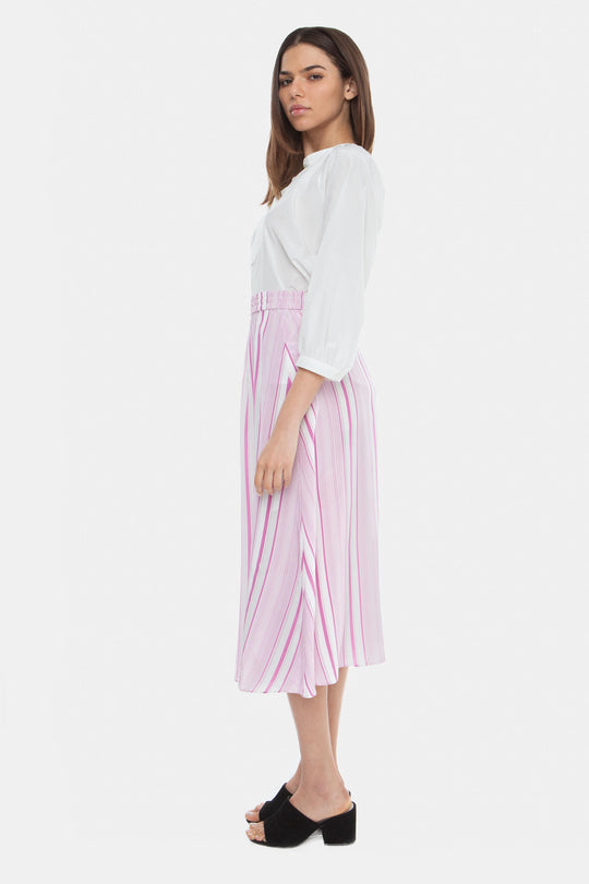 The Maxi Skirt | Bubblegum Stripe