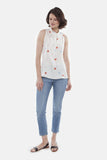 The Sleeveless Henley Top | Summer Hearts