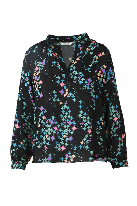 The Long Sleeve Polo Blouse