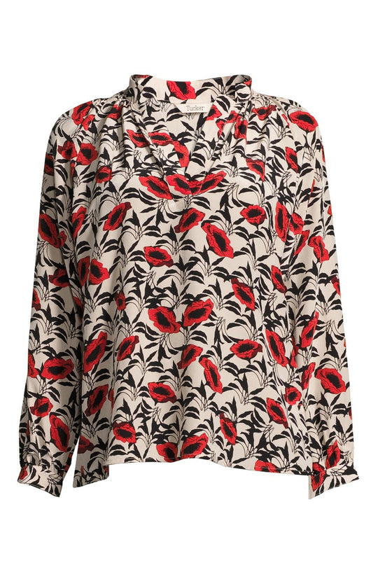 The Long Sleeve Polo Blouse