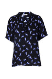 The Short Sleeve Polo Blouse