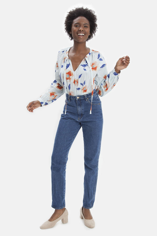 The Tie Neck Party Blouse | Julia's Song