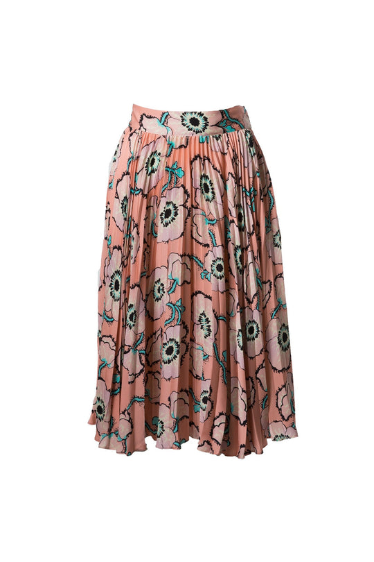 The Pleated Midi Skirt