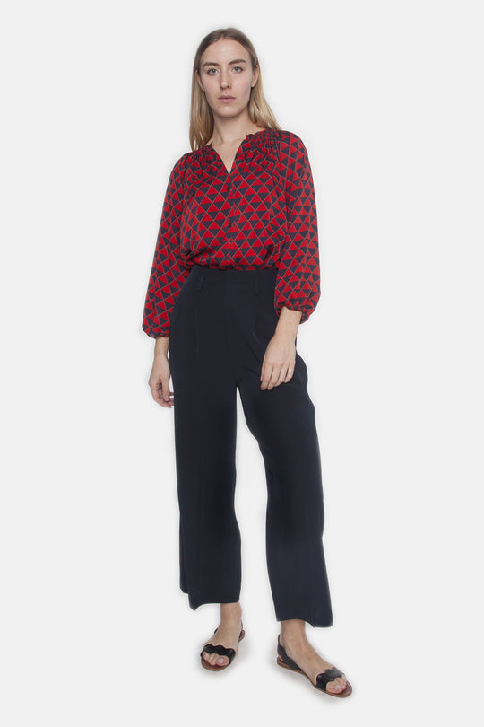 The Classic Blouse | Red Diamond