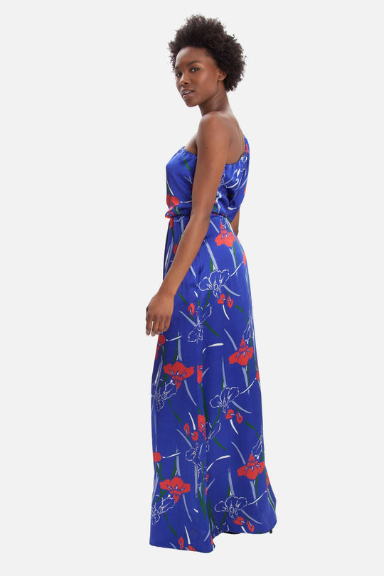The One Shoulder Maxi Dress | Evening Bloom
