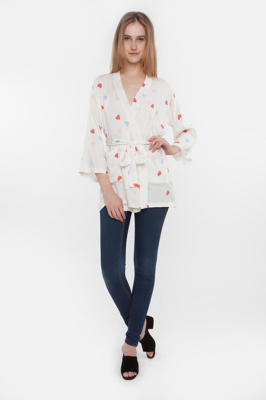 The Cropped Robe | Summer Hearts