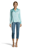 The Slim Fit Button Up | Aqua
