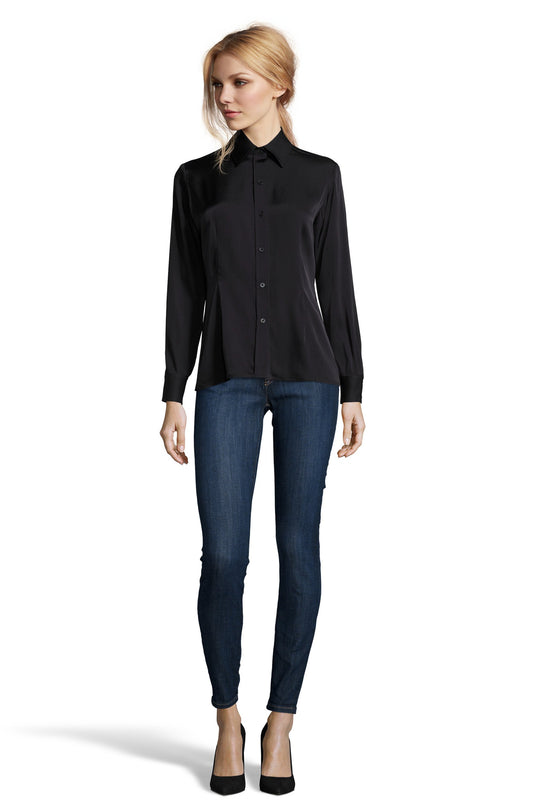 The Slim Fit Button Up | Black