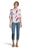 The Classic Blouse | Creme and Cassis