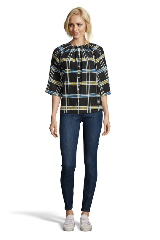 The Classic Blouse | Multi Plaid