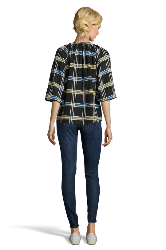 The Classic Blouse | Multi Plaid