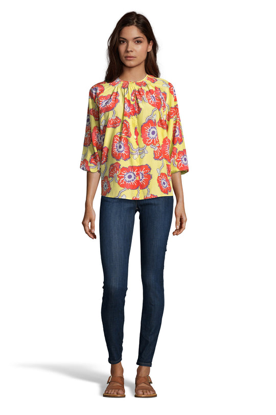 The Classic Blouse | Poppy Electric Bloom