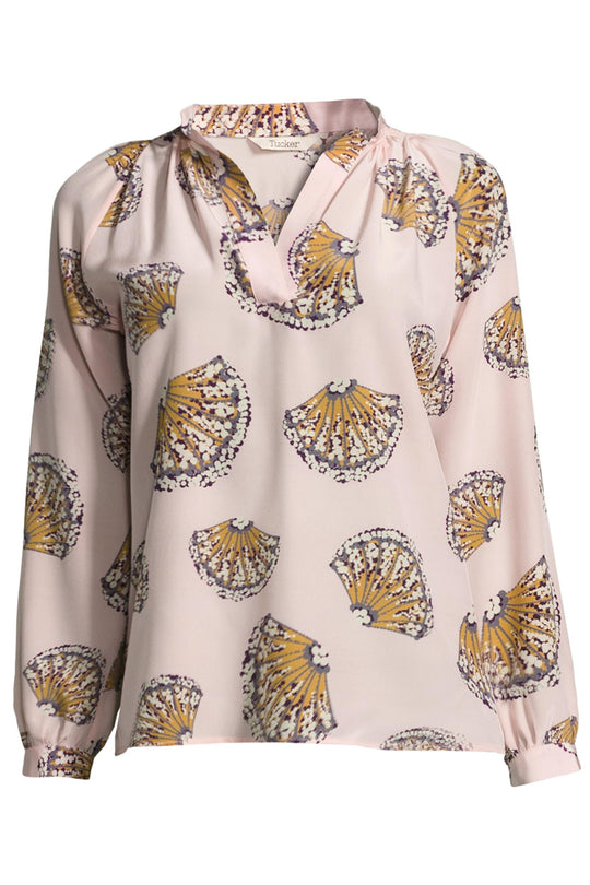 The Long Sleeve Polo Blouse