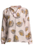 The Long Sleeve Polo Blouse