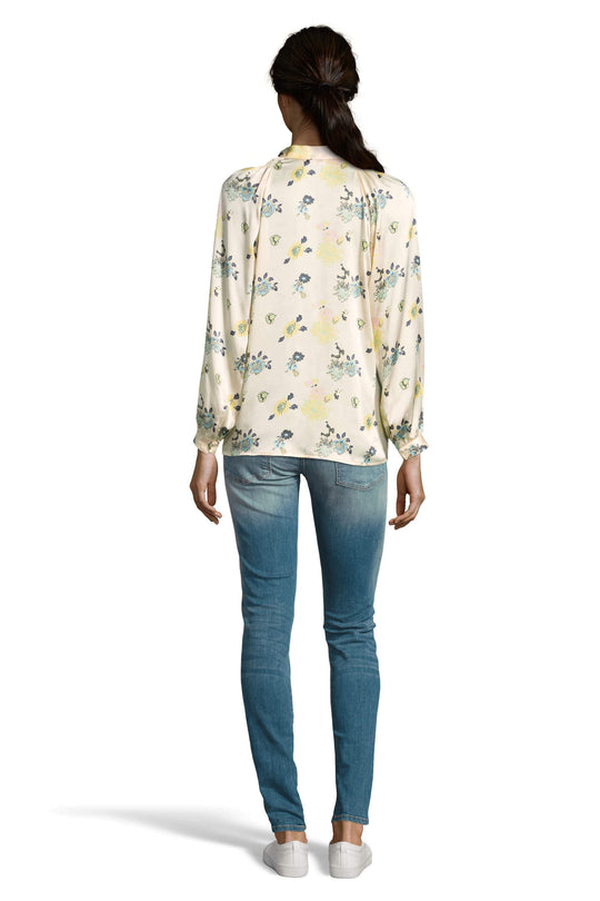 The Long Sleeve Polo Blouse | Floral Morsels