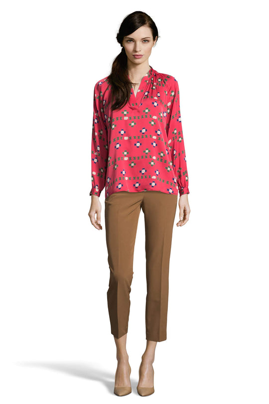 The Long Sleeve Polo Blouse | Radika Shanti