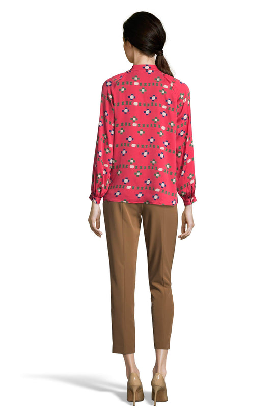 The Long Sleeve Polo Blouse | Radika Shanti