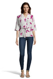 The Abigail's Party Blouse | Creme and Cassis