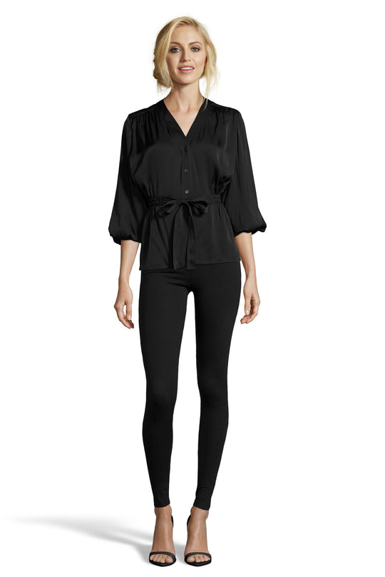 The Abigail's Party Blouse | Black