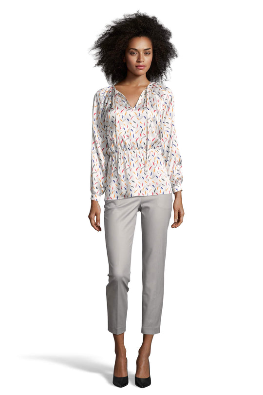 The Tie Neck Party Blouse | Fortune Fishes