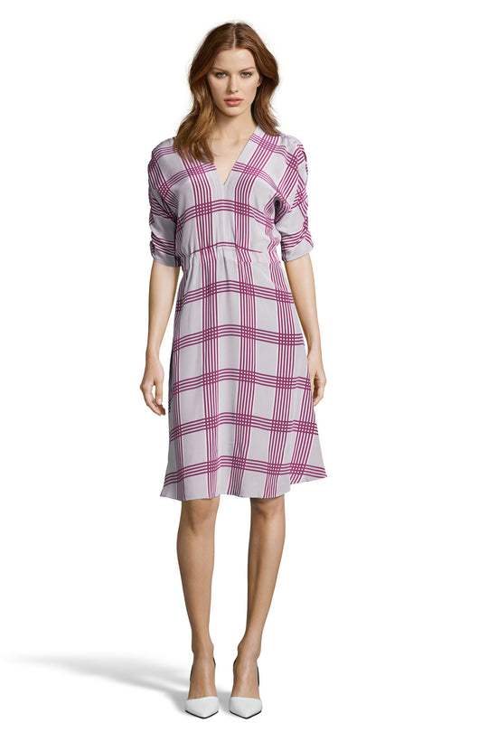 The Market Dress | Grey Plaid