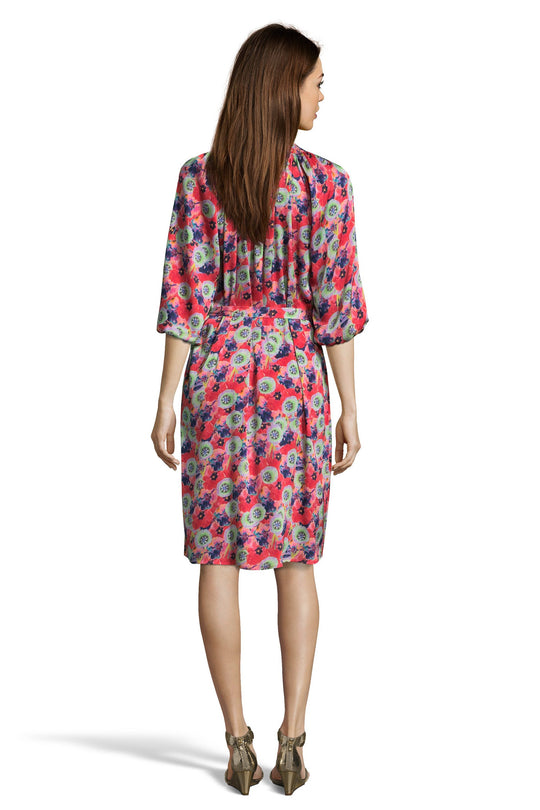 The Classic Knee Length Dress | Psychedelic Floral
