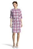 The Classic Knee Length Dress | Grey Plaid