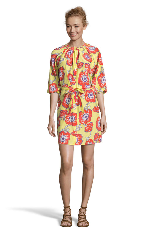 The Classic Mini Dress | Poppy Electric Bloom