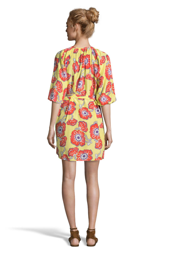 The Classic Mini Dress | Poppy Electric Bloom