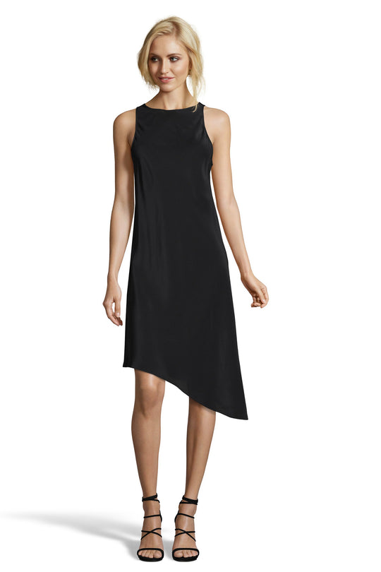 The Asymmetric Tank Dress | Black