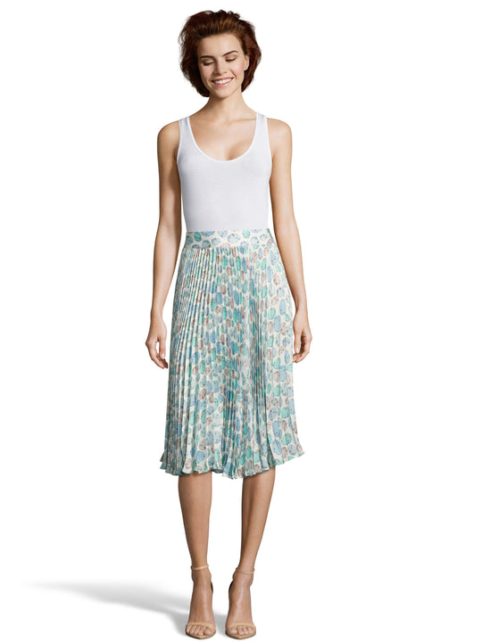 The Pleated Midi Skirt
