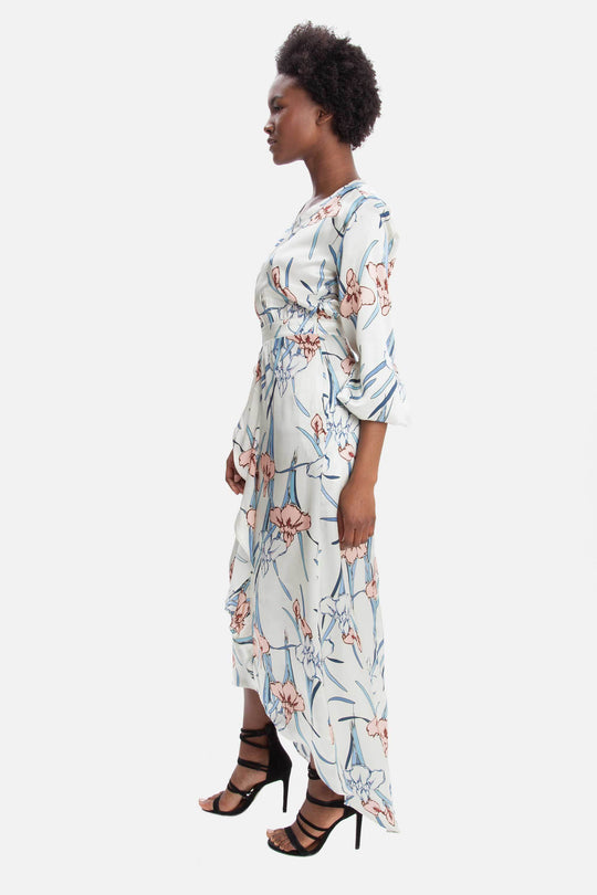 The Cascade Maxi Dress | Iris Bouquet