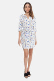 The Classic Mini Dress | White Fireworks
