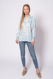 The Long Sleeve Polo Blouse | Pastel Pastiche