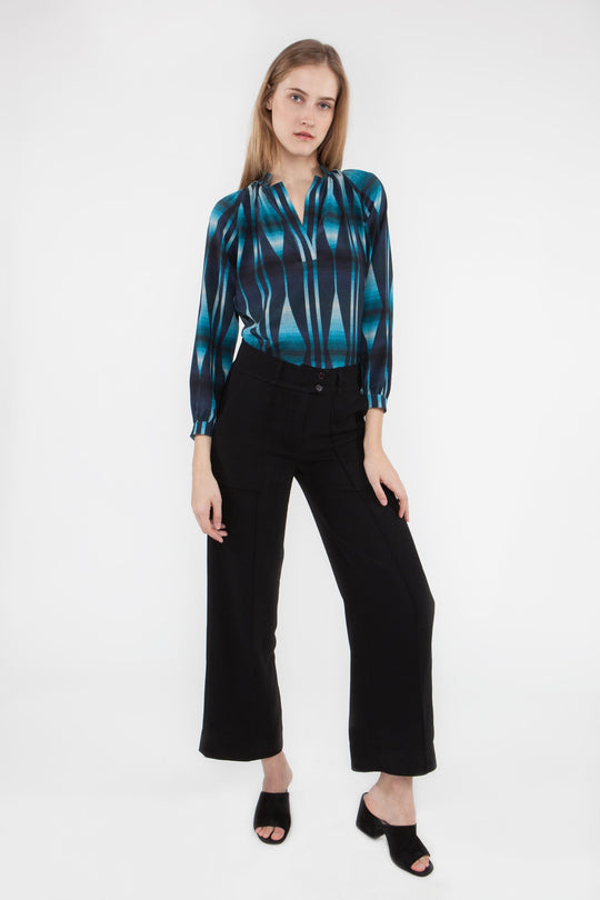 The Long Sleeve Polo Blouse | Treasure Shed